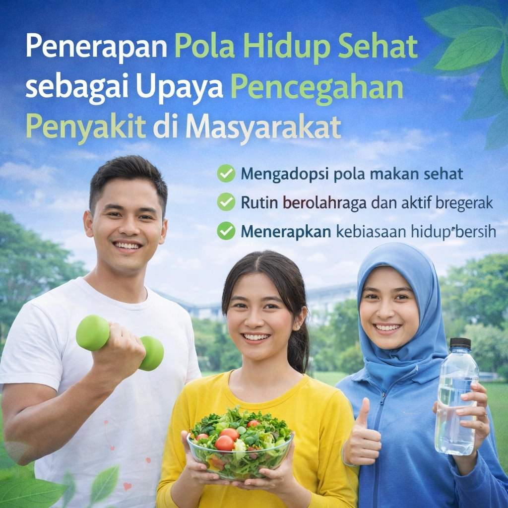 Penerapan Pola Hidup Sehat sebagai Upaya Pencegahan Penyakit di Masyarakat