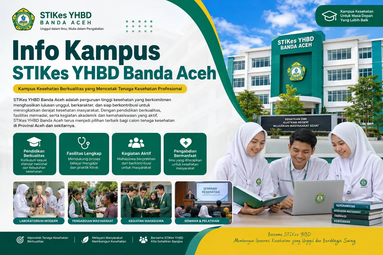 Info Kampus STIKes YHBD Banda Aceh: Kampus Kesehatan Berkualitas yang Mencetak Tenaga Kesehatan Profesional